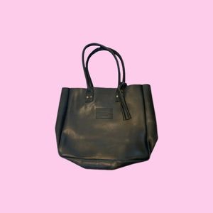 Parker Clay Merkato Signature Tote - black leather